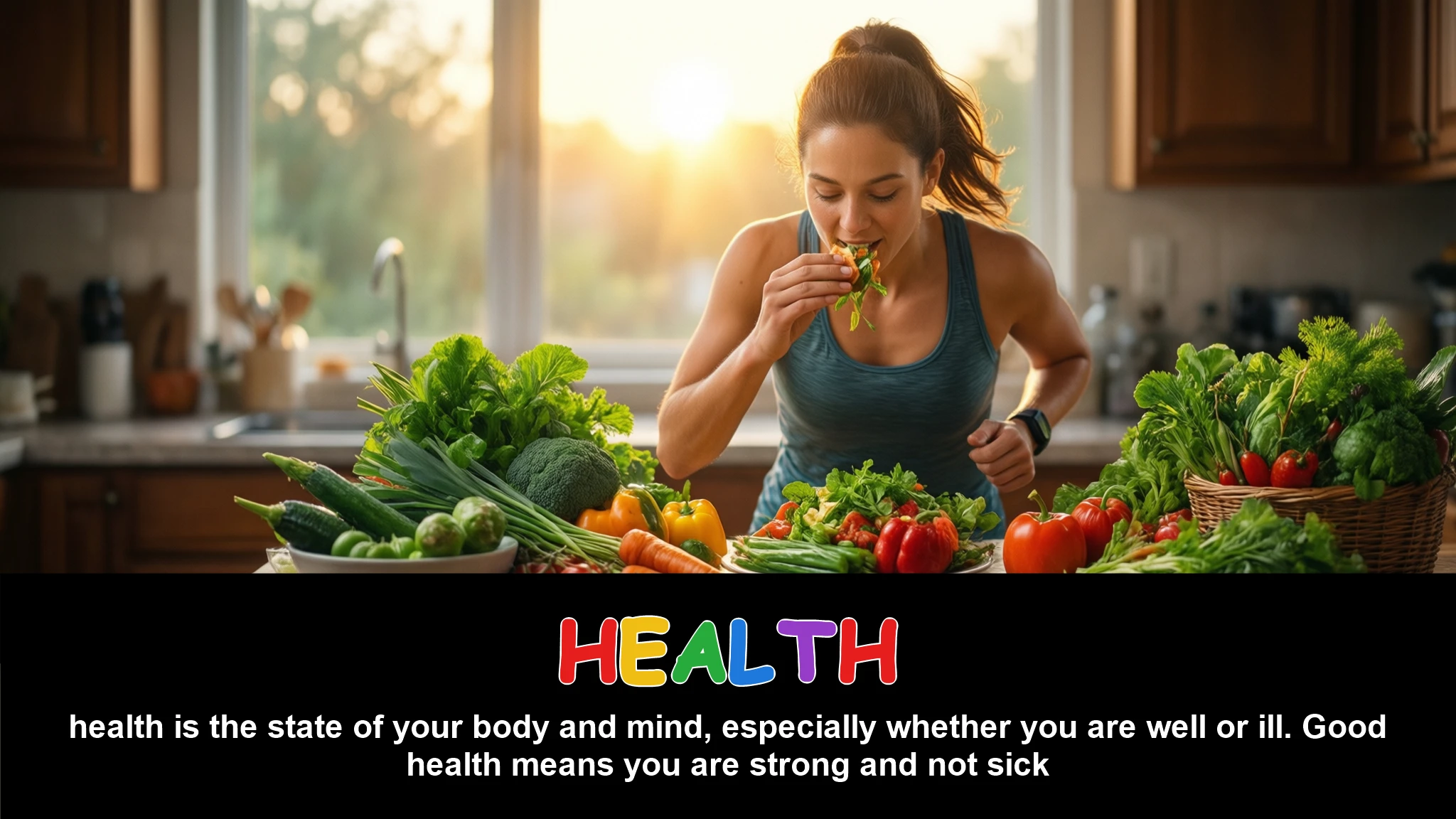 English Illustration for health